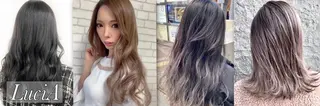 ロング カラー ヘアアレンジ LuciA/エクステ カラーのヘアスタイル