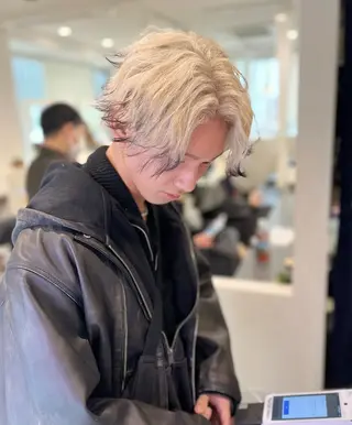 ショート カラー メンズ メンズ特化美容師/ NANA/中屋真之介のヘアスタイル