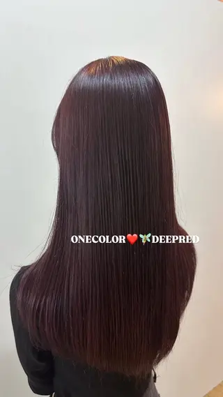 ロング カラー 坂庭 美夢のヘアスタイル