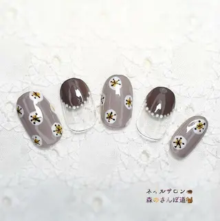 ネイル 森のさんぽ道所属・ショートネイル 森のさんぽ道のネイルデザイン