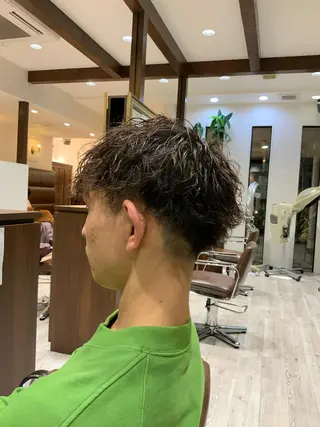 ショート パーマ 🌿ストレート🌿 髪質改善☘️シュウヤのヘアスタイル