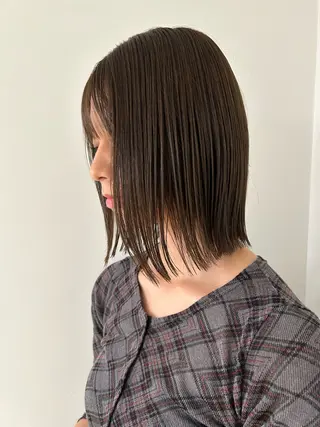 ミディアム カラー ケアパーマ/ケアブリ ーチdaisukeのヘアスタイル