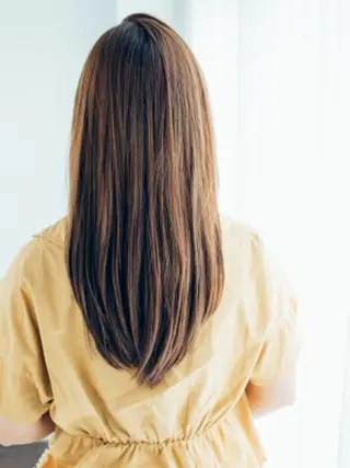 カラー パーマ ロング amie博多 駅前店【アミ】のヘアスタイル