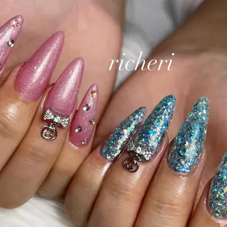 ミディアム ネイル richeri beautyのネイルデザイン