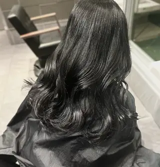 ロング カラー KEIJI CLASS所属・大阿久 華恋のヘアスタイル