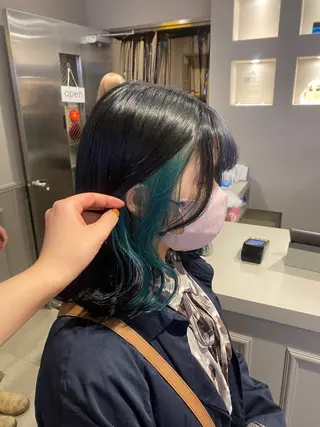 ミディアム カラー ダブルカラー/ 横浜/JURIのヘアスタイル