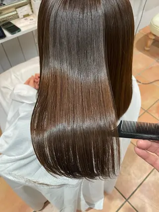 ミディアム 髪質改善美容室bokuno3号店所属・前髪生えぐせ直し♡ お顔周りカット☆スガのヘアスタイル