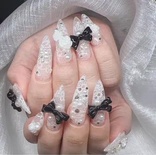 ネイル Lee Nails チップ長さだし専門店のネイルデザイン