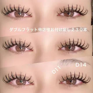 マツエク・マツパ linda lashesのマツエク・マツパデザイン