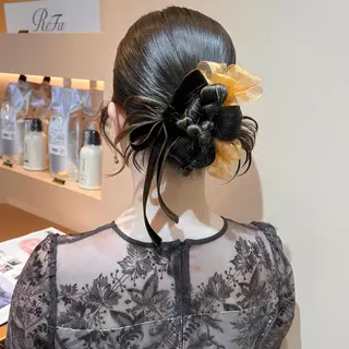 セミロング ヘアアレンジ ✨カチモリ✨レイヤー 韓国ヘア🇰🇷ゆいのヘアスタイル