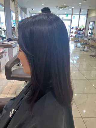 セミロング カラー 🧡Ash 新杉田🧡山本のヘアスタイル