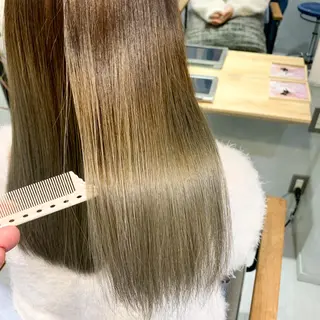 セミロング 髪質改善 suzukiのヘアスタイル