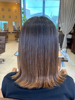 ミディアム ハイトーン/寒色系 カラー/Risa🌿のヘアスタイル