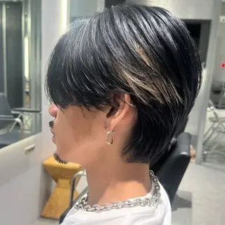 メンズ 表参道フェザーパーマ ニュアンスパーマのヘアスタイル