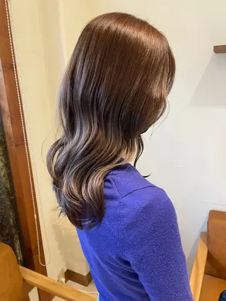 ロング カラー 片山千晴✨ツヤ髪 ✨顔まわりカット✨のヘアスタイル