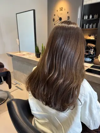 セミロング カラー 髪質改善×艶カラー Haruのヘアスタイル