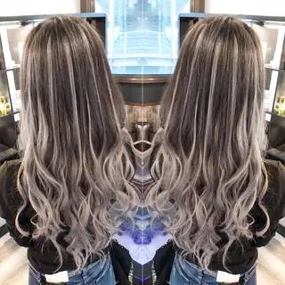 ロング カラー KIRA スズキ タクヤ／店長のヘアスタイル