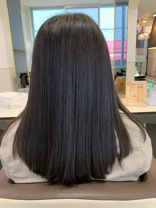ロング 小田切 栄司のヘアスタイル