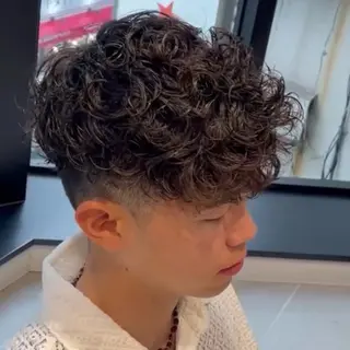 メンズ メンズ専門/パーマ 特化/栄/北出瑞貴のヘアスタイル