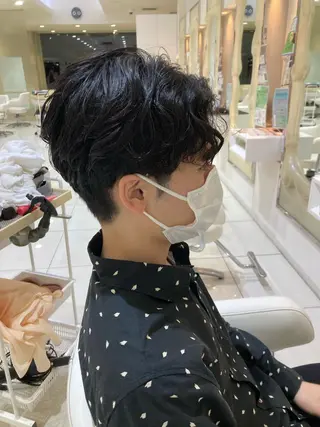 パーマ メンズ 後輩のモデル募集中 河端　麻佑のヘアスタイル
