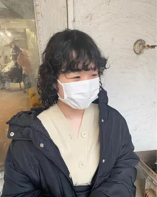 ミディアム パーマ お任せヘア☘️☘️ 及川渚のヘアスタイル