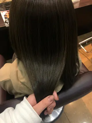 カラー hina☺︎ 髪質改善/ストレートのヘアスタイル