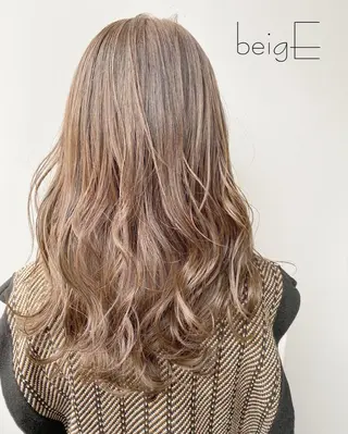 セミロング カラー YU-KA ✂︎ROSSOのヘアスタイル