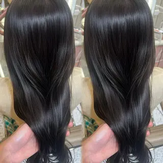 カラー misaki 💞 新宿/透明感カラーのヘアスタイル