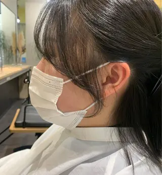 ミディアム カラー hub hair レイヤー/透明感のヘアスタイル