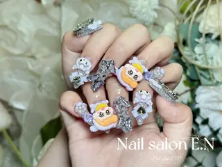 ネイル E.N🦋 長さ出し/持ち込みのネイルデザイン