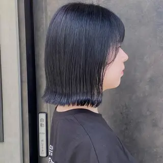 ミディアム カラー 比嘉 陽のヘアスタイル