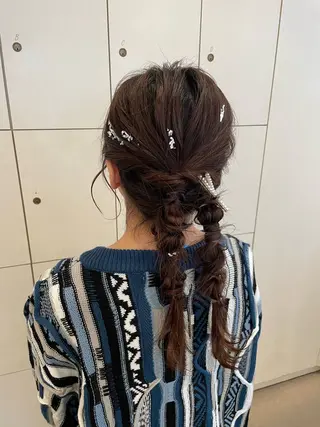 ヘアアレンジ 🍪ﾖｼｲﾊﾙﾈ🍪 ﾗﾍﾞﾝﾀﾞｰｶﾗｰのヘアスタイル