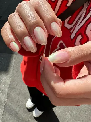 ロング カラー ヘアアレンジ キッズ ネイル マツエク・マツパ アイブロウ 福田 加奈のネイルデザイン