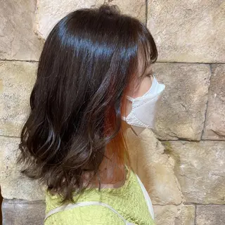 カラー 水島 悠香子のヘアスタイル