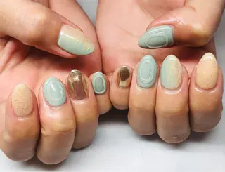 ネイル いちじゅう あおいのネイルデザイン