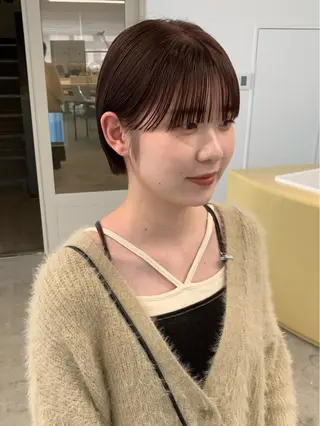 ショート SISTER MOHAWK所属・似合わせ小顔ショート 楢岡恵のヘアスタイル