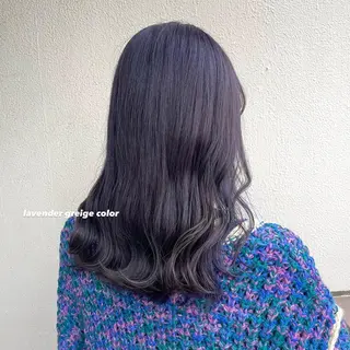 セミロング カラー パーマ ヘアアレンジ メンズ キッズ ネイル マツエク・マツパ アイブロウ 透明感カラー・レイヤ ー🎀amika🎀のヘアスタイル