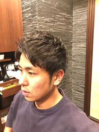 ミディアム メンズ 【店長】福田 健人のヘアスタイル