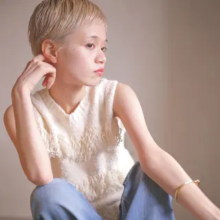 ショート カラー 下北沢 soiのヘアスタイル