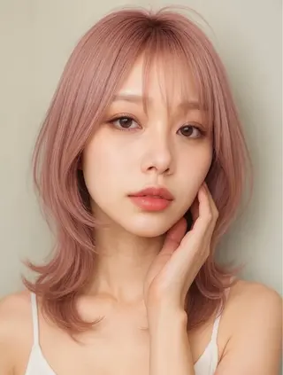 ミディアム 鈴木 颯人のヘアスタイル