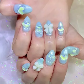 ネイル シェアサロンLei.g(レイジー)所属・3Dアートネイル💗 都築レナのネイルデザイン