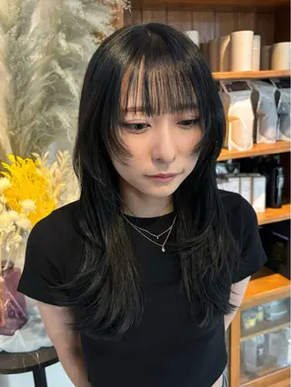 ロング カラー 🫧nari🫧 谷町 大阪のヘアスタイル