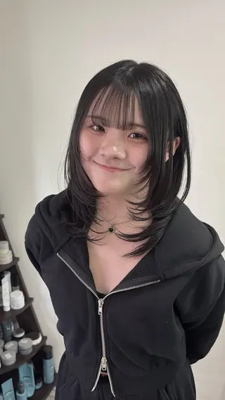 セミロング 🐺YuTo🐺カラ ーリスト/Aujuaのヘアスタイル