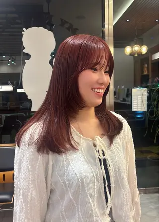 カラー SASAnagano 堀内未梨のヘアスタイル