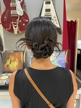 ヘアアレンジ HEARTS鹿児島所属・草ノ瀬 梨那のヘアスタイル