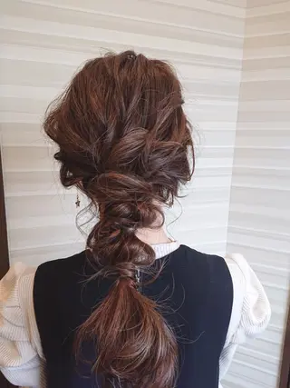 セミロング ヘアアレンジ ELLE salon /ayakaのヘアスタイル