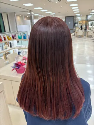 カラー 🎀暖色カラー/透明 感カラー/ひな🎀のヘアスタイル