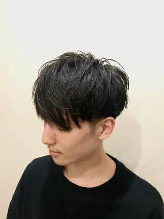 ショート メンズ 阿部 結奈のヘアスタイル