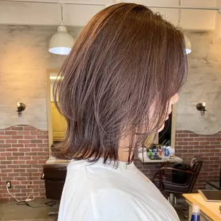 ミディアム tocolaso 柏所属・レイヤーカット/ 根本瑠実のヘアスタイル