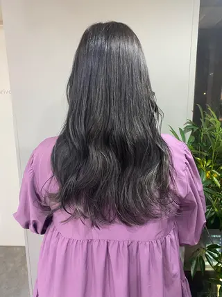 セミロング カラー ヘアアレンジ ボブ /ニュアンス/ satomi🧸💖のヘアスタイル